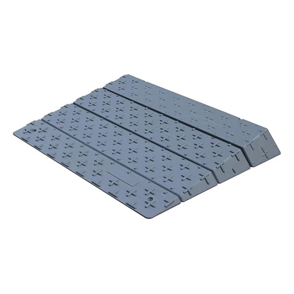 Portable Wheelchair Ramp, 1"/2"/3"/4" Extensible Threshold Ramp for Wheelchair, Scooter, Home Steps, Stairs, Entry, Doorways