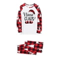 thumbnail image 2 of Pyjamas Assortis pour la Famille Chemise à Carreaux Rouges Tenues Assorties pour la Famille, Pyjamas Assortis de Haute Qualité pour un Style Familial Cohérent (Rouge), 2 of 3