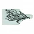 thumbnail image 1 of Kraken Cutting Board, Squid Fish Fins Sea Animal Cuttlefish Underwater Alien Artisan Design Print, Decorative Tempered Glass Cutting and Serving Board, Wine Bottle Shape, Grey, by Ambesonne, 1 of 1