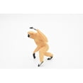 thumbnail image 4 of Gibbon Toy, Walking, Monkey, Chimp, White Handed, Very Realistic Rubber Figure, Model, Educational, Animal, Hand Painted Figurines, 3" CH075 BB81, 4 of 7