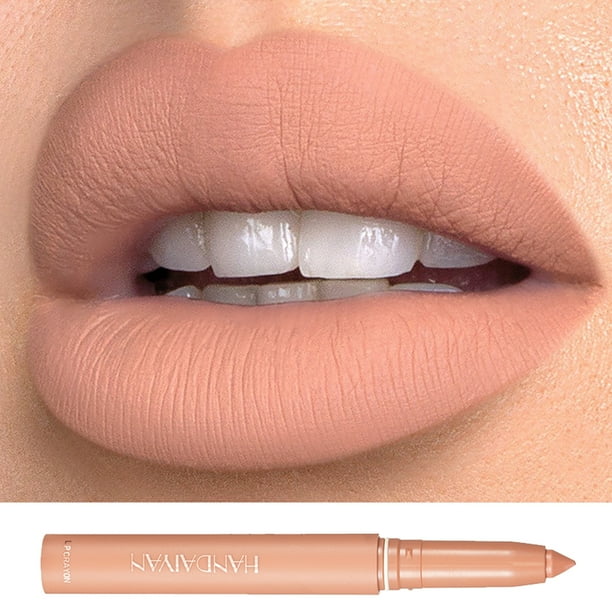 Lápiz labial mate 12 colores Nude Pink Red Lip Balm Lápiz labial sin alcohol
