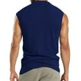 thumbnail image 3 of Men's Henley Tank Top – Sleeveless V-Neck Button-Up Muscle Tee with Pocket, Lightweight Linen Blend for Summer Beach & Gym, 3 of 4