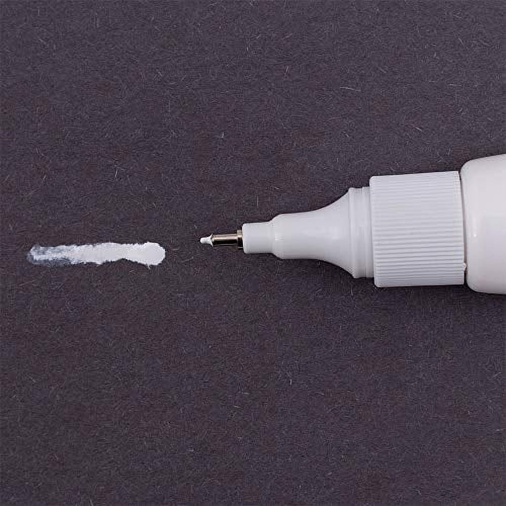 12 Pc Set Nuclear White Super Met-Al Paint Marker Pens Weather Proof 1.4Mm Fine Tip Metal Wood Stone Glass Plastic For Auto Crafts