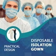 thumbnail image 3 of Batas aislantes desechables Medical Nation, amarillas, nivel 2, 3 of 6
