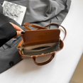 thumbnail image 3 of Bolso Superior Hombro Carro PU Cuero Damas para Mujeres Compras Viajes, 3 of 9