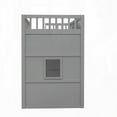 thumbnail image 2 of Twin Size House Loft Bed With Ladder in Gray - Sturdy Pine Wood Construction, 2 of 15