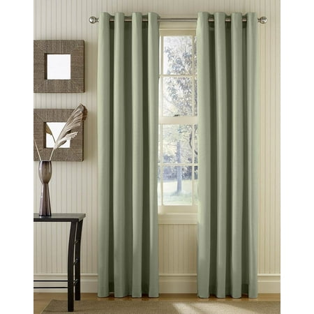 Empire Amber Solid Thermal Blackout Grommet Window Curtain Panel