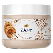 Dove Limited Edition Holiday Treats Body Scrub Snickerdoodle For Exfoliated & Hydrated Skin, 15 OZ