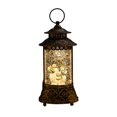 thumbnail image 2 of yuksok Christmas Musical Snow Globe Lantern Christma Decoration Table Centerpiece Light Snowman, 2 of 9