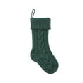 thumbnail image 1 of Adornos navideños, medias, sacos, decoración, calcetines navideños, regalo, tejido, paquete de medias, calcetines, regalos navideños, mezcla de algodón, verde, 1 of 4