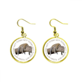 thumbnail image 1 of Leopardo africano Ear Dangle Golden Drop Earring Jewelry Mujer Unbranded M, 1 of 3