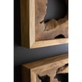thumbnail image 3 of SET OF TWO FRAMED TEAK WALL ART, 3 of 3