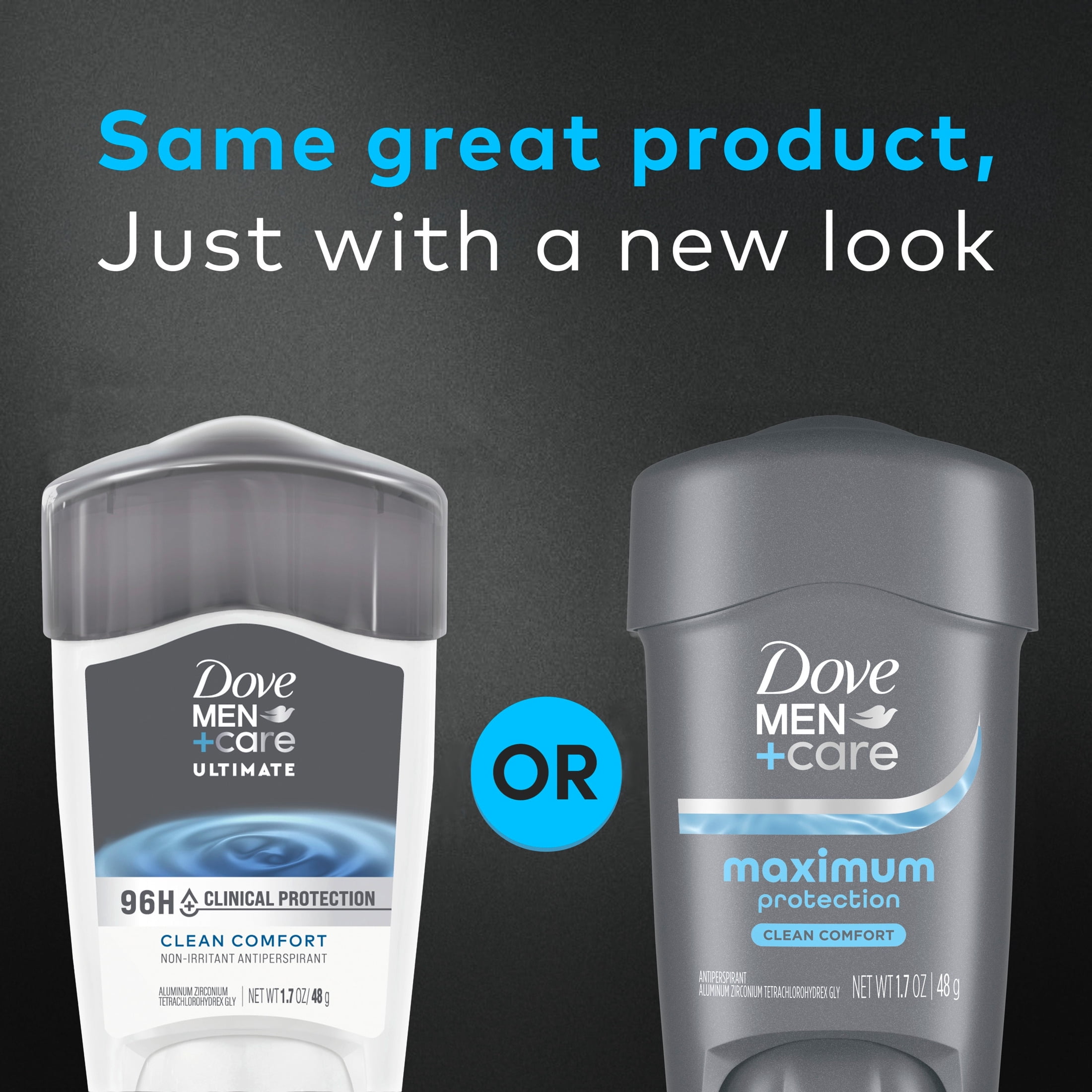 Dove Men+Care Clinical Protection Antiperspirant Stick End Sweat Hacks Clean Comfort 96-Hour Protection, 1.7 oz
