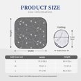 thumbnail image 3 of Haiem Airplane Routes Around The World Windshield Sun Shade: Universal Foldable 2-Piece Car Front Window Sunshade - Blocks Uv Rays, And Reduces Heat,Essential Car Accessory Medium, 3 of 7