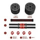 thumbnail image 2 of Mancuernas Pesas Barra Recta Ejercicio Kit Ajustables 15k Iforu, 2 of 4