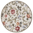 thumbnail image 3 of Safavieh Chelsea Georgiana Bordered Wool Area Rug, Ivory, 8' x 8' Round, 3 of 12
