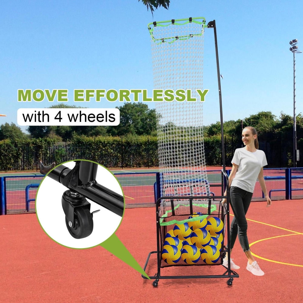 Volleyball Setter Training Net 5-Angle Configurations, All-Weather Design for Outdoor Courts, Community Centers, and Professional Team Conditioning