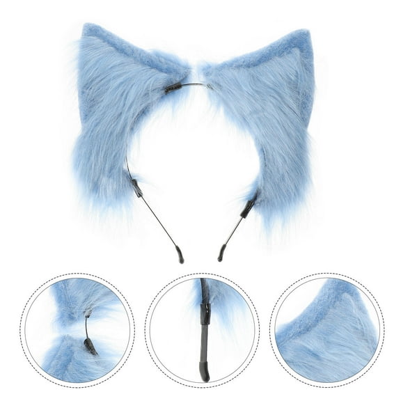 LOLIPPYY furry costume headwear cat ear headband for women teenagers daily use 1Pcs