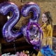 thumbnail image 3 of Globos de cumpleaños para niño y niña, globo con número morado de 32 pulgadas, decoración para fiesta de cumpleaños, aniversario de 9/1/3 años, 3 of 7