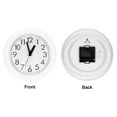 thumbnail image 4 of Uxcell 8 Inch Wall Clock, Quartz Battery Operated Silent Non-Ticking Round Wall Clocks, White, 4 of 6