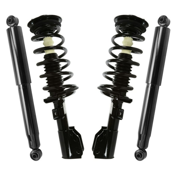 AutoShack Front and Rear Complete Strut & Coil Spring Assemblies & Shock Absorbers - Driver and Passenger Side for Chevrolet, Equinox 2010-2017, AWD FWD L4 2.4L V6 3.0L 3.6L