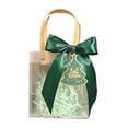 thumbnail image 2 of Hometravel Clear Christmas Hand Carry Bags, Transparent Holiday Gift Packaging, Seasonal Present Carrying Cases for Christmas Eve, Party Favors, Celebration Events, 2 of 6