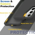 thumbnail image 4 of For Samsung Galaxy S24 / Galaxy S25 Case Shockproof Dust / Drop proof Heavy Duty Rugged Protectie Cover 3 in 1 Layers Case For Galaxy S24 S25 6.2'' Black, 4 of 9