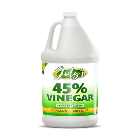 Joly's Vinegar 45%, Cleaning Solutions Antimicrobial All-Purpose Cleaner, Vinegar, 128 oz