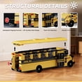 thumbnail image 2 of Honchoes City School Bus Building Set Compatible with Lego City Vehicle Model for Adults 788 Pcs, 2 of 6