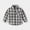 Gray, variant on Eltusu Toddler Boys Button-Down Shirts, Cotton Lapel Collar Breathable Long Sleeve Plaid Shirts Mint Green Size 4-5 T