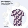 thumbnail image 3 of Lsque Leopard Print Pattern Mens Polo Golf Shirts Funny Graphics Shorts Sleeve Button Shirts Baseball T-shirt-Large, 3 of 7