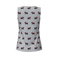 thumbnail image 5 of Lsque Polka Dot Christmas Dog Printed Workout Tank Tops for Women, Athletic Sports Tank Tops, Compression Sleeveless Dry Fit Shirts,Sleeveless Yoga Shirt-XX-Large, 5 of 9