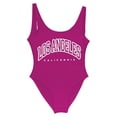 thumbnail image 5 of MDUKONU Women's Swimwear Ruffled One Piece Purple S, 5 of 5