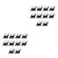 thumbnail image 4 of Inteprter 10 piezas de piezas de repuesto de Sensor de Joystick analógico botón Joycon controlador Kit de herramientas de reparación Blanco 2piezas, 4 of 6
