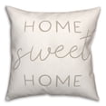thumbnail image 2 of Creative Products White Home Sweet Home 18x18 Indoor / Outdoor Pillow, 2 of 3