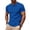 Royal Blue #29, variant on Dresfit Shirts for Men Short Sleeve Crew Neck Athletic Shirts Summer 2026 Big and Tall Gym Basic Tees Lightweight Muscle Fit Quick Dry T Shirts L