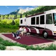 thumbnail image 3 of Prest-O-Fit 2-1174 Patio Rug Burgundy Wine 8 Ft. x 20 Ft., 3 of 5