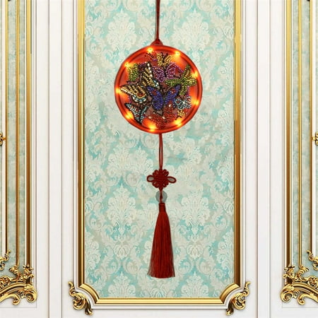 

XIAOFFENN Fall Decorations for Home Creative Diamond Painting Night Light Cute Animal Children Gift