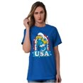 thumbnail image 4 of Smurfette Cartoon American Cutie USA Women's Graphic T Shirt Tees Brisco Brands S, 4 of 6