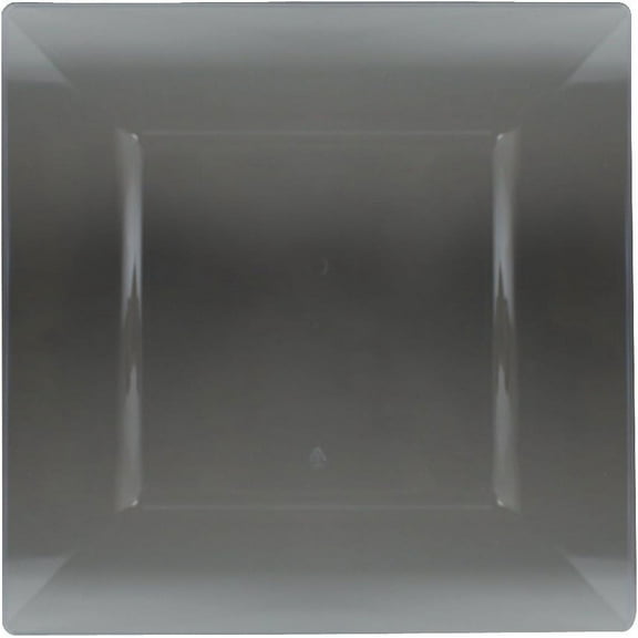 Maryland Plastics 10.75" Simply Squared Dinner Plate-Clear