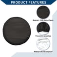 thumbnail image 3 of Funda para neumáticos Unique Bargains / Tela Oxford 210D duradera 86cm de ancho 66.5cm de altura para neumáticos de 56.35 a 65.8cm / 4Pcs negra, 3 of 7