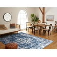 thumbnail image 3 of SAFAVIEH Charleston Zharko Floral Area Rug, Navy/Creme, 6' x 9', 3 of 9
