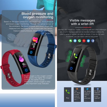 fitness tracker with blood pressure and oxygen