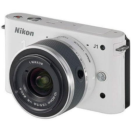 nikon 1 j1 digital camera system with 10 30mm lens white old