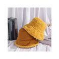 thumbnail image 2 of Women Autumn Winter Bucket Hat Warm Wool Windproof Fisherman Hat Double-Sided Wearable Cap, 2 of 5