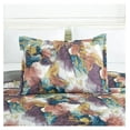 Passion 3Piece Floral Quilt Set King Multicolor Purple Red Blue