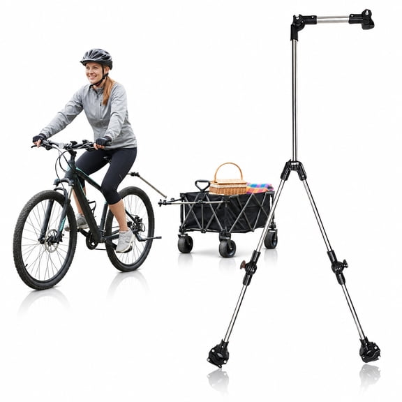 Portable Folding Bike Trailer Hitch Connector Universals for Cart Wagon