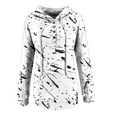thumbnail image 5 of SELONE Hoodies for Women Pullover Hooded Neck Sweatshirts Long Sleeve Blouses Fashionable Striped Button Pullover Tops with Pocket Regular Fit Tees Tops Hip Fall Y2k Clothes, 5 of 6