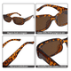 thumbnail image 2 of 3 Gafas De Sol Rectangulares Estilo Retro Malubero Unisex, 2 of 3
