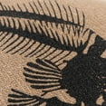 thumbnail image 3 of Rizzy Home Printed Fish Skeleton Cotton Poly Filled Decorative Throw Pillow,14"x26", Natural/Black, 3 of 5